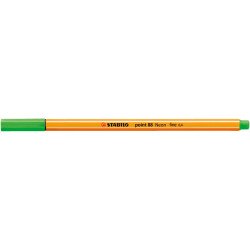 Rostirón, tűfilc 0,4mm, STABILO Point 88 neon zöld Tűfilc Stabilo