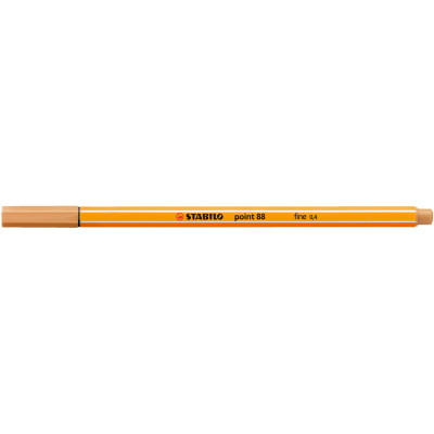 Rostirón, tűfilc 0,4mm, STABILO Point 88 okkersárga
