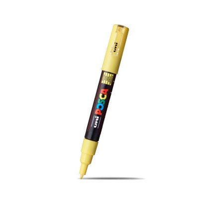 Dekormarker 0,7-1mm, Uni Posca PC-1M sárga