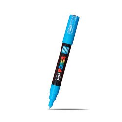 Dekormarker 0,7-1mm, Uni Posca PC-1M világoskék Dekormarker Uni