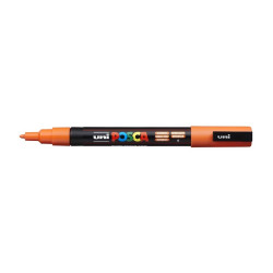 Dekormarker 0,9-1,3mm, Uni Posca PC-3M narancs Dekormarker Uni
