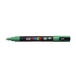 Dekormarker 0,9-1,3mm, Uni Posca PC-3M zöld Dekormarker Uni
