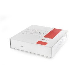 Hőkötő borító fém A4, 15mm, UniBIND fehér Kötészeti kellék Unibind