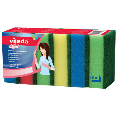 Mosogatószivacs 6 db/csomag Vileda Rainbow_F25096