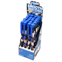 Golyóstoll kupakos 0,7mm Vinson Autumn A182 vegyes test displ 20 db/display Golyóstoll Vinson