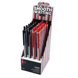 Golyóstoll nyomógombos 0,7mm Vinson Line F4 vegyes test displ 24 db/display Golyóstoll Vinson