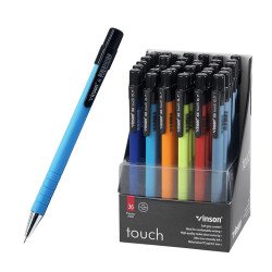 Golyóstoll nyomógombos gumírozott test Vinson X6 vegyes display 36 db Golyóstoll Vinson