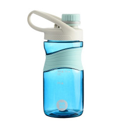 Palack, műanyag, markolattal, kupakos, 450 ml, Wabo, kék Kulacs, termosz Wabo