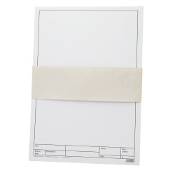 Műszaki rajzlap keretes A4, 10ív/csomag Írólap, rajzlap Civis