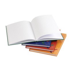 Beírókönyv A5, 96lap, keményfedeles egyszínű Educa kockás Karton beíró Educa