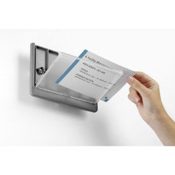 Információs tábla 149x105,5mm, Durable fehér Vizuál, irányító tábla Durable