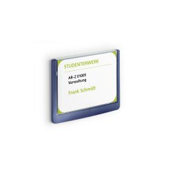 Információs tábla 149x105,5mm, Durable kék Vizuál, irányító tábla Durable