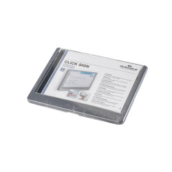 Információs tábla 149x105,5mm, Durable szürke Vizuál, irányító tábla Durable