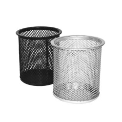 Fémhálós írószertartó pohár kerek Fornax, ezüst Fémhálós család Fornax