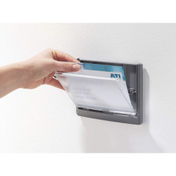 Irányítótábla, 149x148,5mm, Durable kék Vizuál, irányító tábla Durable