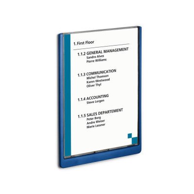 Irányítótábla, 210x297mm, Durable kék