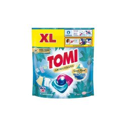 Mosókapszula 36 db/doboz fehér ruhákhoz Tomi Power Caps Lotus Mosószerek Tomi