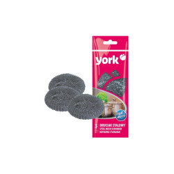 Fémsúroló dörzsi 3 db/cs York_003010 Szivacsok, kendők, súrolók York