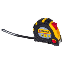 Mérőszalag 3m hosszú 19mm széles mágneses szalag Topex 27C343 Mérőszalagok Topex