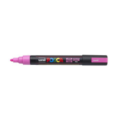 Dekormarker 1,8-2,5mm, Uni-Posca PC-5MR fluor rózsaszín Dekormarker Uni