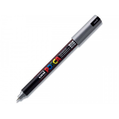 Dekormarker 0,7-1mm, Uni Posca PC-1M ezüst