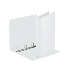 Gyűrűskönyv panorámás A4, 5cm, 4 gyűrű, D alakú, PP Esselte fehér Gyűrűskönyv Esselte