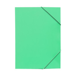 Gumis mappa A4, 300g. karton sarok gumírozással Bluering®, zöld Gumis mappa Bluering