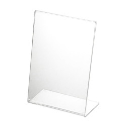 Laptartó A4, öntapadó gumi talp 2 db/csomag, Durable áttetsző Bemutatótábla, mágneses info keret Durable