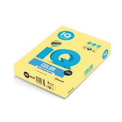 Másolópapír, színes, A3, 80g. IQ ZG34 500ív/csomag, trend citromsárga Másolópapír színes IQ