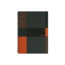 Spirálfüzet A6, 80lap kockás, keményfedelű Marker Linear