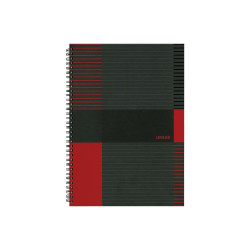 Spirálfüzet A6, 80lap kockás, keményfedelű Marker Linear