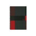 Spirálfüzet A6, 80lap vonalas, keményfedelű Marker Linear