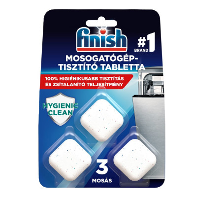 Mosogatógép tisztító tabletta 3 db/csomag Finish