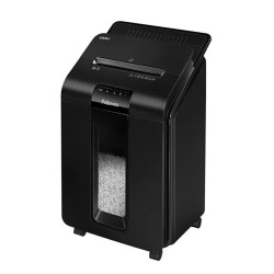Iratmegsemmisítő, 90lap, minikonfetti vágás 4x10mm, Fellowes® AutoMax 100M Iratmegsemmisítő gép Fellowes