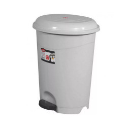 Szemetes kuka pedálos műanyag 50 literes szürke UP130-002 Papírkosár, szemetes Planet