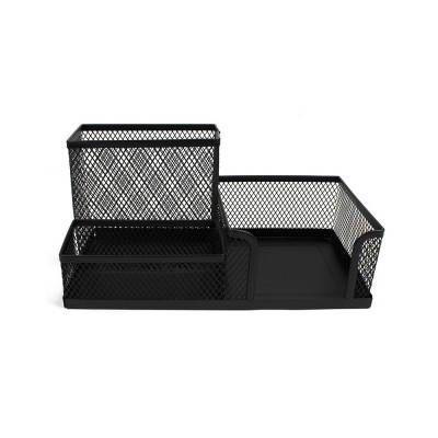 Fémhálós asztali rendező 3 rekeszes Bluering® fekete