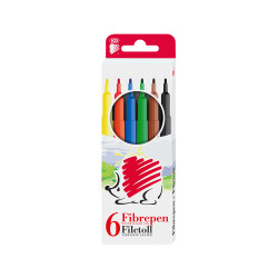 Rostirón, filctoll vízbázisú Süni Ico 300 6 klf.szín Filctoll Ico