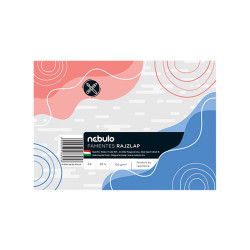 Rajzlap famentes A4, papírszalagos 10 ív/csomag, Nebulo Írólap, rajzlap Nebulo