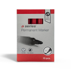 Alkoholos marker 3mm, kerek végű A-series piros