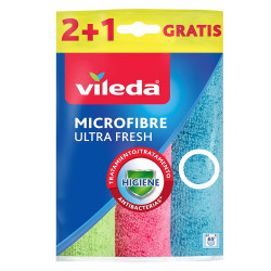 Törlőkendő mikroszálas 3D 3 db/csomag UltraFresh Vileda_F2173V Szivacsok, kendők, súrolók Vileda háztartási