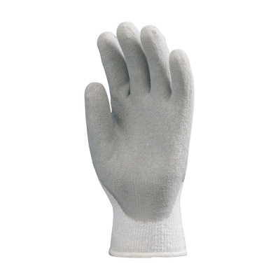 Védőkesztyű mártott latex bélelt XL-es méret szürke