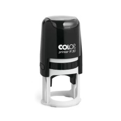 Bélyegző R30 Printer Colop fekete ház/ natúr párna kör lenyomat Bélyegző és kelléke Colop