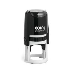 Bélyegző R30 Printer Colop fekete ház/ natúr párna kör lenyomat Bélyegző és kelléke Colop
