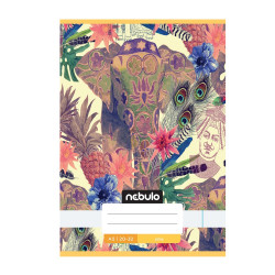 Füzet, A5, sima, 20-32, Cuki minták, 16 db/csomag Nebulo