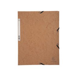 Gumis mappa karton  prespán A/4 Exacompta barna Gumis mappa Exacompta