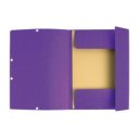 Gumis mappa karton  prespán A/4 Exacompta lila