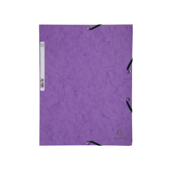 Gumis mappa karton  prespán A/4 Exacompta lila Gumis mappa Exacompta