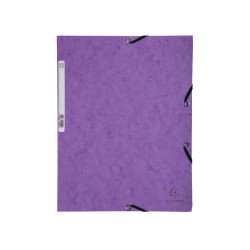 Gumis mappa karton  prespán A/4 Exacompta lila Gumis mappa Exacompta