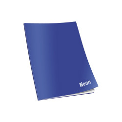 Füzet A4, 40+2lap, kockás 80g. Connect neon lakk borító, Iskolai füzet Connect