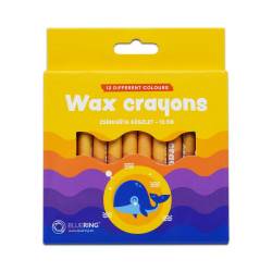 Zsírkréta készlet, 12klf. szín Kréta Egyéb